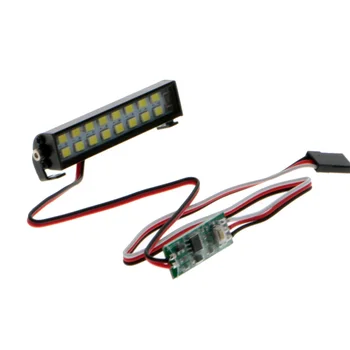 RC Crawler LED Lys Bar Spotlight til Traxxas Trx4 Axial SCX10 90046 D90 Tamiya CC01 KM2 karrosseri