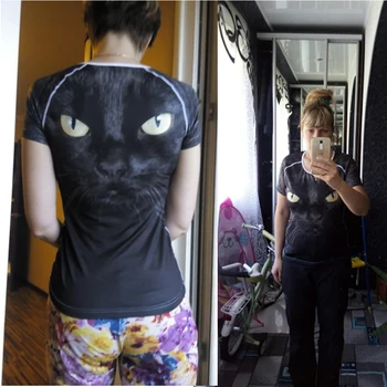 NoisDesigns Sjove 3D Maine Coon Kat Pussy Print Kvinder T-Shirts Mode Trænings-og Pige kortærmet Top Tee Tøj Sommer T-shirt