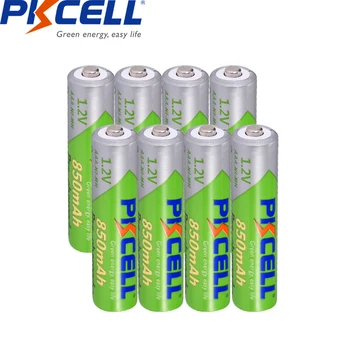 12Pcs PKCELL AAA-Batteri 850mAh 1,2 V NI-MH 3A Genopladelige Lav self decharge precharge pilas batterier med aaa-batteri box
