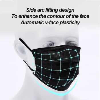 Disponibel Voksen Face-Maske-Ikke-Vævede 3 Lag Anti-støv ansigtsmasker ørebøjle Mascarillas Åndbar Faceask Unisex Munden Maske