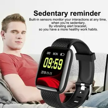 116plus Smart Armbånd Bluetooth Smart Ur Blodtryk HeartRate Overvåge Trænings-og Trackers Sport Armbånd Smartwatch