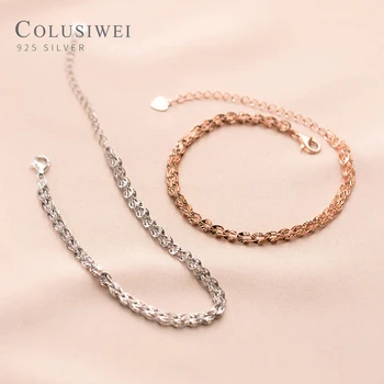 Colusiwei Nye Design 925 Sterling Sølv Mode Gypsophila Kæde armbånd Armbånd til Kvinder Girl Korea Stil Fine Smykker