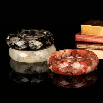 1 STK Gennemsigtig krystal askebæger høj kvalitet hjem mineral nordiske hylde Amethyst crystal agat hjem decoracion moderno DIY gave