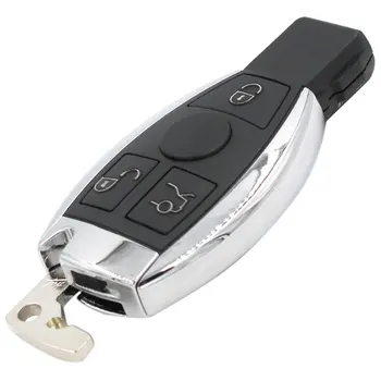 3-Knappen Fjernbetjening Smart Bil Key Fob BGA Stil til Mercedes Benz A E S G CLK SLK 433MHZ NEC Chip Støtte Bil Modeller Efter År 2000