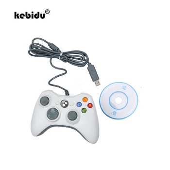 Kebidu Hot USB-Kablet Joypad Gamepad hvid Game Controller til PC Joysticket for Windows 7 Verdensplan
