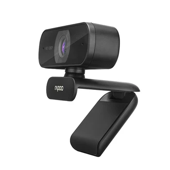 Original Rapoo C260 Webcam HD 1080P Med USB Med Drejelig Mikrofon Kameraer Til Live Video Broadcast-Opkald Konference