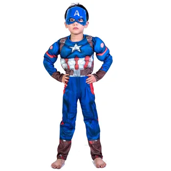Børn Spider Dreng Langt Fra Hjemmet Peter Parker Cosplay Kostume Hævner Superhelt Muskel Kostume Halloween Jul Amok