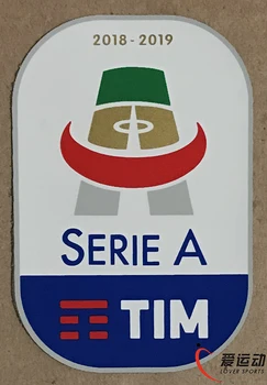 2018-19 Milano patch sæt 2018-2019 Lega Calcio Serie A fodbold patch+grå 7 gange vindere trophy patch 7 champion cup