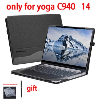 Tilfældet For Lenovo Yoga C940 14 Tommer Laptop Sleeve Aftagelig Notebook Cover Taske Beskyttende Hud Pen, Tastatur Cover Gaver