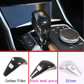 3 Farve Carbon fibre Style ABS Plast Bil Gear Shift Hoved Dække Trim Til BMW G20 G28 3-Serie 2019 2020 4-Serien 2020