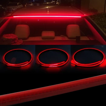 Flyder Fleksibel Røde Bil Ekstra LED Bremse Lys, Multifunktions Høje Mount Omvendt Stop Signal advarselslampen