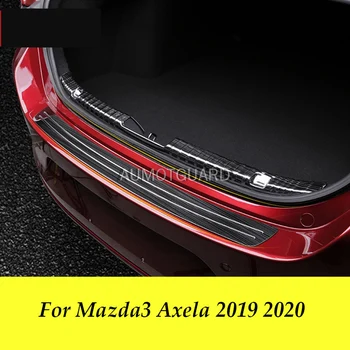 For Mazda3 Mazda 3 Axela 2019 2020 Bilens Bagagerum Bageste Kofanger Plade Bageste Kofanger Trim Anti-kick Bunden Klistermærker Bil Dekorative Dele,