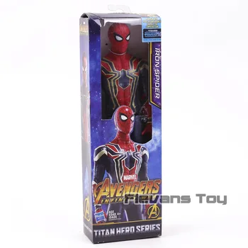 Marvel Avengers Infinity Krig Thanos Iron Spider Captain America, Black Panther Hulk Hulkbuster Action Figur Toy