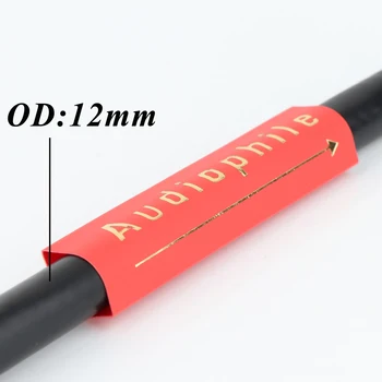24pcs Audiophile Heat Shrink Tube 14mm Isoleret Manchetter Slanger for Højttaler Audio Interconnect Kabel-DIY højttaler kabel