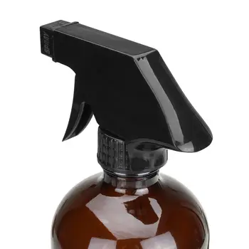 500ml 16OZ Amber Glas Spray Flasker Med Udløse Sprøjte Æterisk Olie Aromaterapi Tom Kosmetiske Container Havearbejde Rengøring