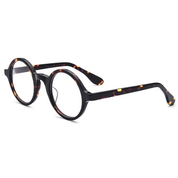 ZOLMAN Johnny Depp Runde Optiske Briller Mænd Og Kvinder Acetat Retro-Stil, Høj Kvalitet Rammen 030-2