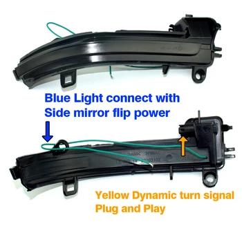 LED Dynamic blinklys Lys, der Strømmer Vand Blinklys blinklys Til BMW 1 2 3 4 X1 Serie F20 F21 F22 F30 F31 F32 F34 E84 i3