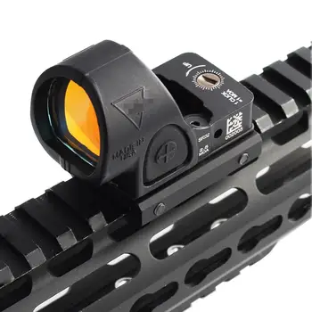 Mini RMR SRO Red Dot Anvendelsesområde Kollimator Glock Refleks Syn Anvendelsesområde passer 20mm Rail & Glock Mount til Airsoft / Jagt Riffel