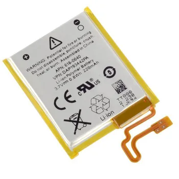 3,7 V Li-ion-Batteri Udskiftning 330mAh til iPod Nano 7 7th Gen med Værktøjer gratis fragt