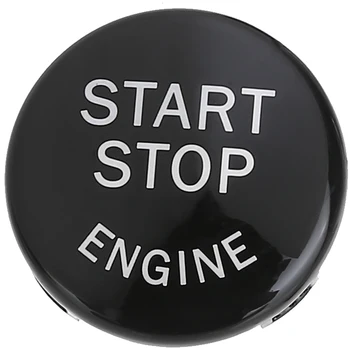 Til BMW 1 stk Sort Start Stop Engine-Knappen for at Skifte Cover Støtte E90 E60 E84 E83 E70 E71 Dele Tilbehør