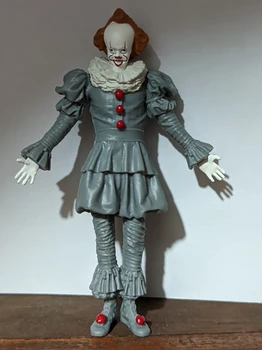Pennywise Figur Stephen King ' s Klovn Pennywise Det Figur PVC-Horror Action Figurer, Samleobjekter Model Toy Gift 2 stk/sæt