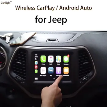 Nye Apple CarPlay & Android Auto Retrofit til Jeep Cherokee Chef Compass Grand Cherokee Understøtter AirPlay Google Kort Siri