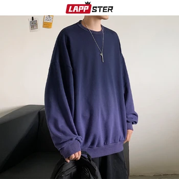 LAPPSTER Mænd Streetwear og Hiphop-Gradient Hættetrøjer 2020 Pullover Herre Japansk Harajuku Hoodie Mandlige Vintage Designer Sweatshirts
