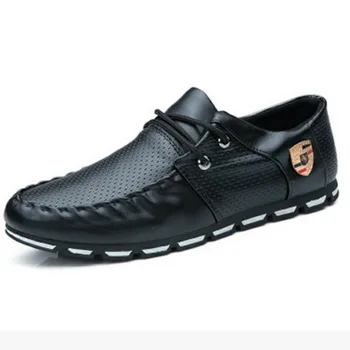 2020 Sport kørsel sko til mænd hjemme, non-slip casual sko italienske flade sko 2019 koreanske version af mænds ært bløde sko