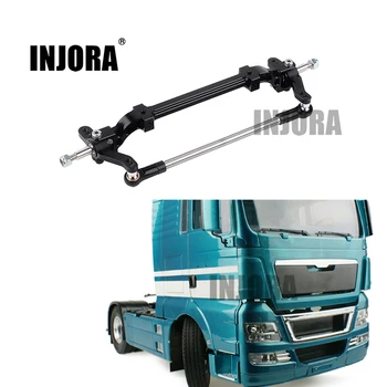 INJORA 1STK Metal foraksel med Styring Link til 1/14 Tamiya Traktor, Truck fjernstyret Bil Reservedele