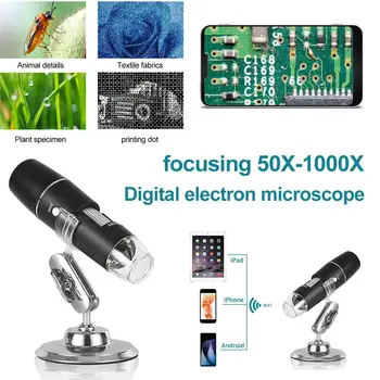 50X-1000X Mega Pixel Digital USB-Mikroskop, Lup Elektroniske Stereo USB Endoskop Kamera Til Biologiske Videnskabelige
