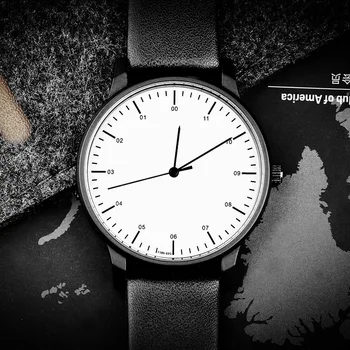 2020gift Enmex tilbage armbåndsur kreative design vending tid enkel stil tilbage tid casual mode ur quartz