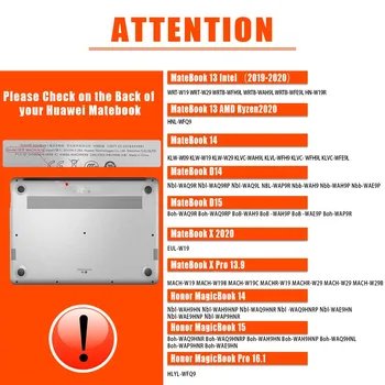 Laptop Case til Huawei MateBook X Pro 13.9/13/14/Matebook U-14/U-15/Ære MagicBook 14/15/2020 Business Laptop Erstatte Dække
