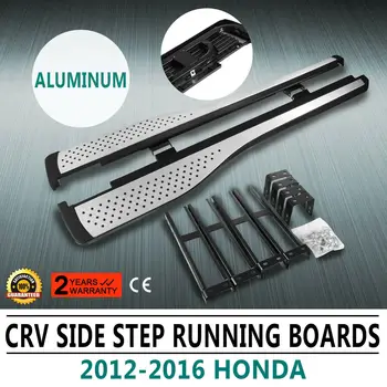 Ekstruderet Aluminium 12-16 Honda CRV OE-Stil Kører yrelsen Side Skridt Barer Jernbane(Passer til: Honda CR-V)