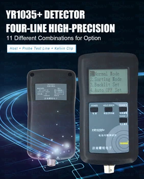 Nye Originale Fire-line Høj Præcision YR1035 Lithium Batteriets Indre Modstand Meter Tester ÅR 1035 Detektor 18650 Tør Batteri