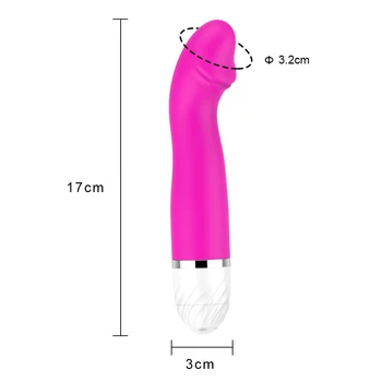 VATINE Dildo Vibrator G-punktet, Klitoris Stimulering Silikone Stærk Vibration AV Stick Kvindelige Vagina Massageapparat Sex Legetøj til Kvinder
