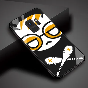 FinderCase for Samsung S10 Sag Søde Æsel Bee Kat Panda Glas Cover til Samsung Galaxy Note 8 9 10 20 S8 S9 S10 S20 s21 Plus