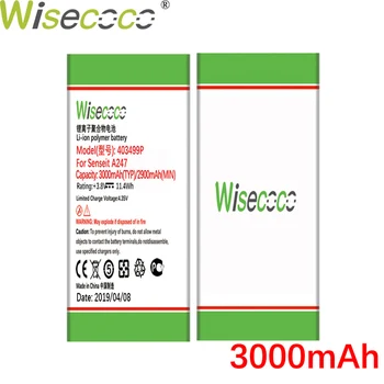 WISECOCO Hurtig levering af NYT Batteri til Senseit A247 Høj Kvalitet Batteri telefon +Tracking Nummer