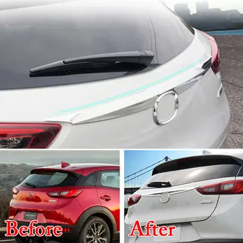 Pleje ABS Chrome Bageste Hale Dør, Bagagerum Dække Trim Støbning Decal Passer Til Mazda CX3 2016-2018 Bil Styling Tilbehør til Dekoration
