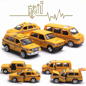 Nye 1:32 legering trække sig tilbage taxa toy simulering tilbage til business bil taxi-model, børn samling legetøj