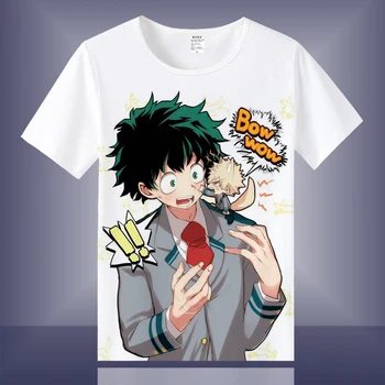 Høj-Q Unisex Anime Cosplay Min Helt den Akademiske verden bakugo katsuki Alle Kunne Bomuld Casual T-Shirt Tee T-Shirt Top