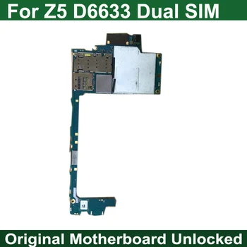HAOYUAN.S.W Oprindelige Ulåst Bundkort Bundkort flex Kredsløb Kabel Til Sony Xperia Z5 Dual SIM E6633