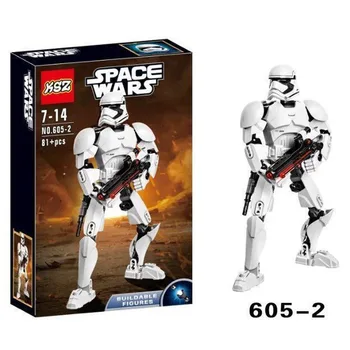 Star Wars Buildable Action Figur Byggesten Model Darth Vader Kaptajn Phasma Obi Wan Kenobi Byggesten Mursten Toy