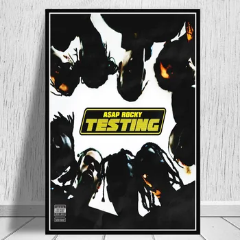 Kanvas at Male EN$AP Rocky Test omsider Rap-Musik-Pop-Star-Album Plakat Print Kunst Væg Billeder Stue Home Decor