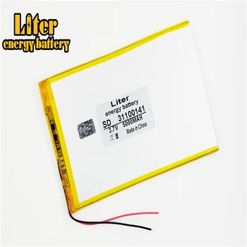 31100141 30100140 Polymer lithium-ion-batteri 3,7 V, 5000mAh CE, FCC, ROHS MSDS kvalitet certificering