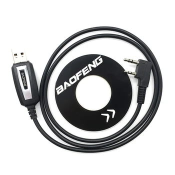 2020 USB-Programmering Kabel Ledning-CD ' en For Baofeng Walkie Talkie For BF-UV9R Plus/BF-A58/UV-5R/UV-10R Radio PC Skrive Frekvens Line