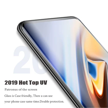2020 UV-Glas Til Galaxy S10 Plus note 10 Plus Fuld Dækning af Fuld UV-Lim Flydende Skærm Protektor Til Samsung S20 Ultra S20 Plus