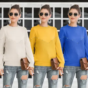 Tøj OWLPRINCESS Kvinders 2020 Efteråret Nye Mode Afslappet Pullover Lanterne Ærmet Trøje, Sweater