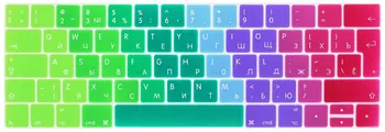 RYGOU EURO russiske Tastatur Klistermærker til Macbook Pro 13 tryk bar Silikone Keyboard Cover til Macbook Pro 15 2016 Skin Protector
