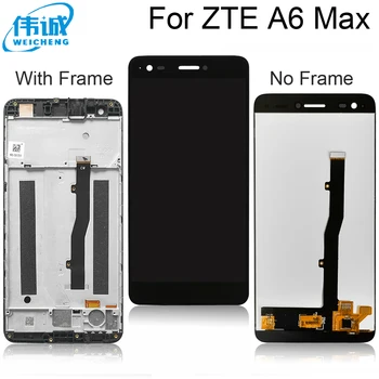 For ZTE Blade A6 Max LCD-Display Og Touch-Skærm, Digitizer Assembly Erstatning For ZTE Blade A6 Antal Telefonen lcd-sensor