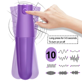 FLXUR Bullet Kraftig Mini Vibrator Dildo Vibratorer G-spot Brystvorten Klitoris Stimulator 10 Tilstande, Voksen Sex Legetøj til Kvinde Masturbator